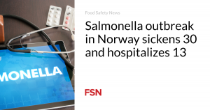 Salmonella outbreak in Norway sickens 30 and hospitalizes 13